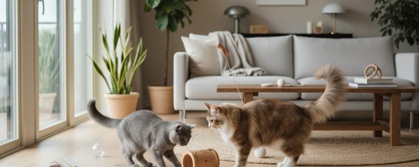 cat mental stimulation at home