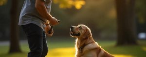 dog behavior problems training solution stock photo
